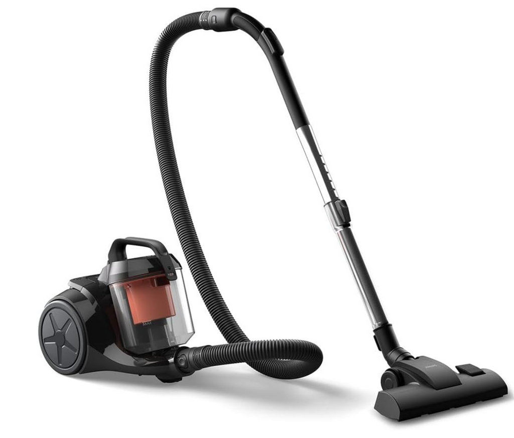 Philips 1000 Series XB1042/10 - Bagless Vacuum Cleaner, 1200W, PowerCyclone 3, 1.3L Dustbin Capacity, Black