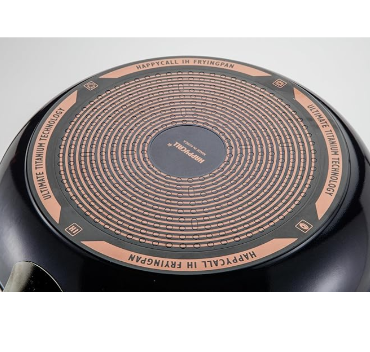 Happycall 3900-0413 Classic Titanium IH Chef Wok with Lid, 32cm