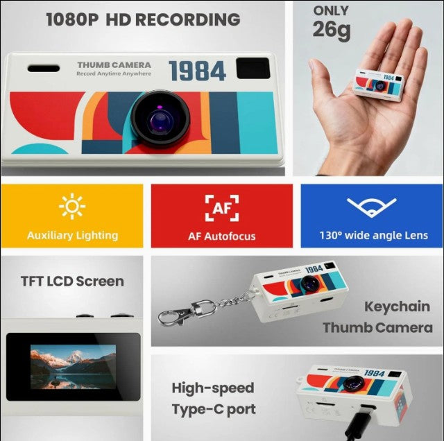 Thumb-Sized Mini Camera