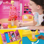 Play-Doh Barbie Designer Fashion Show Set, Make Doll Clothes with 21 Fashion Accessories & Modeling Compound, Arts & Crafts for Girls & Boys 5+, Pretend Play Toy