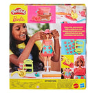 Play-Doh Barbie Florals & Fringe Doll Clothes Craft Kit, Modeling Compound with 9 Fashion Accessories, Arts & Crafts Toy for Kids Ages 5+, Pretend Play Toy