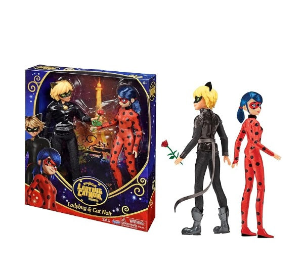 Miraculous Ladybug & Cat Noir Movie 2-Pack Deluxe Giftset, Movie Accessory