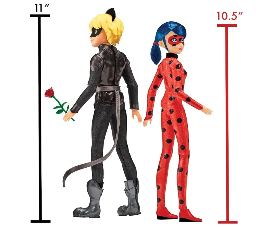Miraculous Ladybug & Cat Noir Movie 2-Pack Deluxe Giftset, Movie Accessory