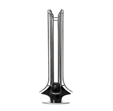 Prepara Espresso and Coffee Pods Holder and Carousel Storage Organizer for 50 Capsules, Spins 360-degrees, Small, Black