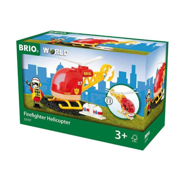 Brio 33797 Firefighter Helicopter