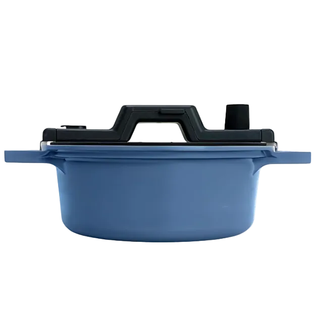 NEOFLAM SmartCook 24cm Low Pressure Cooker Blue 3.2L NonStick Xtrema Ceramic Coating