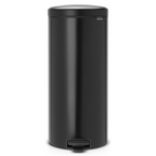 Brabantia Step Trash Can New Icon With Plastic Inner Bucket 8 Gal Matt Black