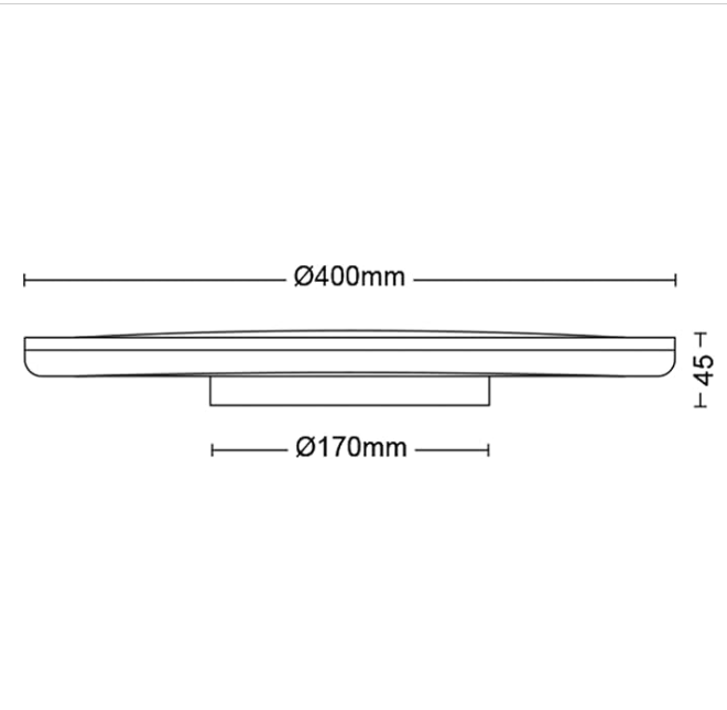 Philips LED Ozziet Linear Ceiling Light 22W White
