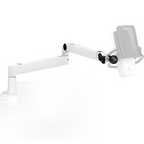 Elgato Wave Mic Arm LP White Premium Low Profile Microphone Arm With Cable Management Desk Clamp Versatile Mounting And Fully Adjustable