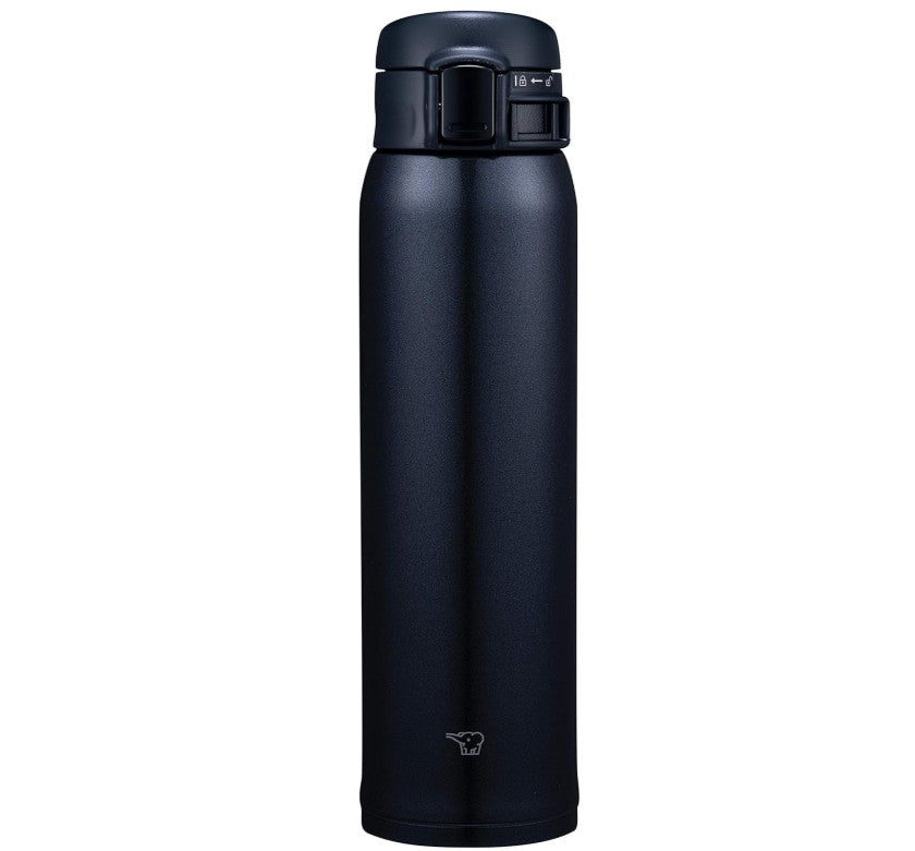 ZOJIRUSHI SM-SR60BC One Touch Flip-Open Mug, 0.60 L, Silky Black