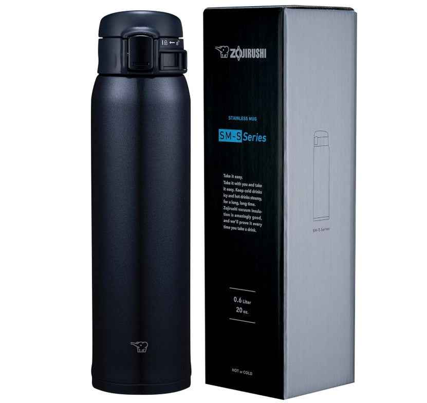 ZOJIRUSHI SM-SR60BC One Touch Flip-Open Mug, 0.60 L, Silky Black Secondary image