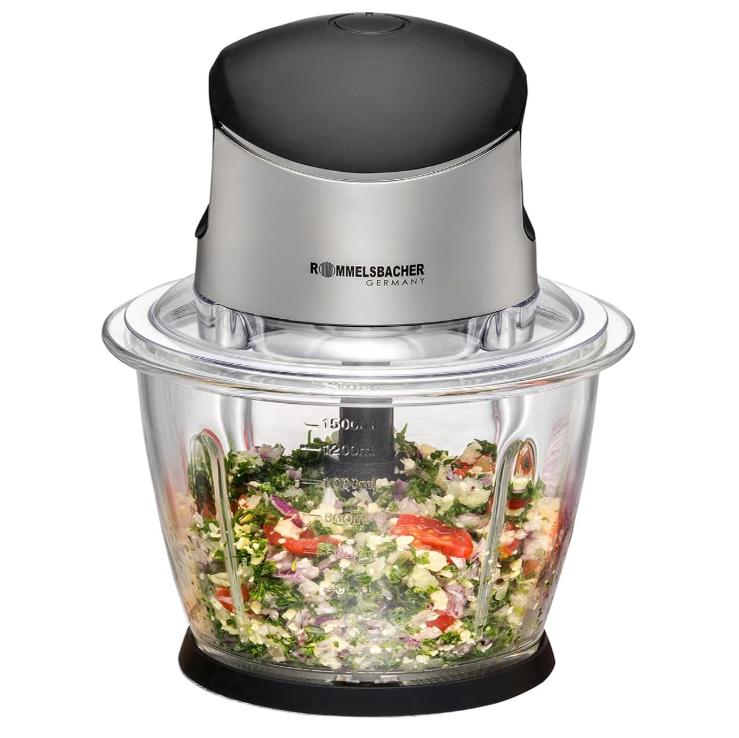 Rommelsbacher MZ 500 500w 1.5L Glass Chopper