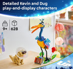 LEGO Disney and Pixar Kevin & Dug 43290 Up Movie Toy Dog Building Set, Dug and Kevin Animal Characters, Building Toy for Kids Aged 9+, Fantasy Movie Fans Gift-Giving Idea (628 Pieces)