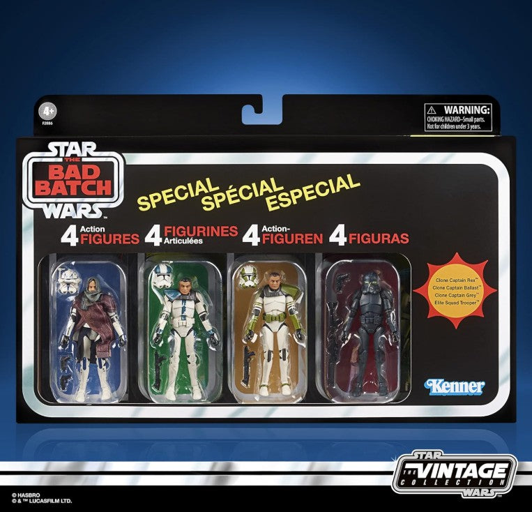 STAR WARS The Vintage Collection Star Wars: The Bad Batch Special 4-Pack
