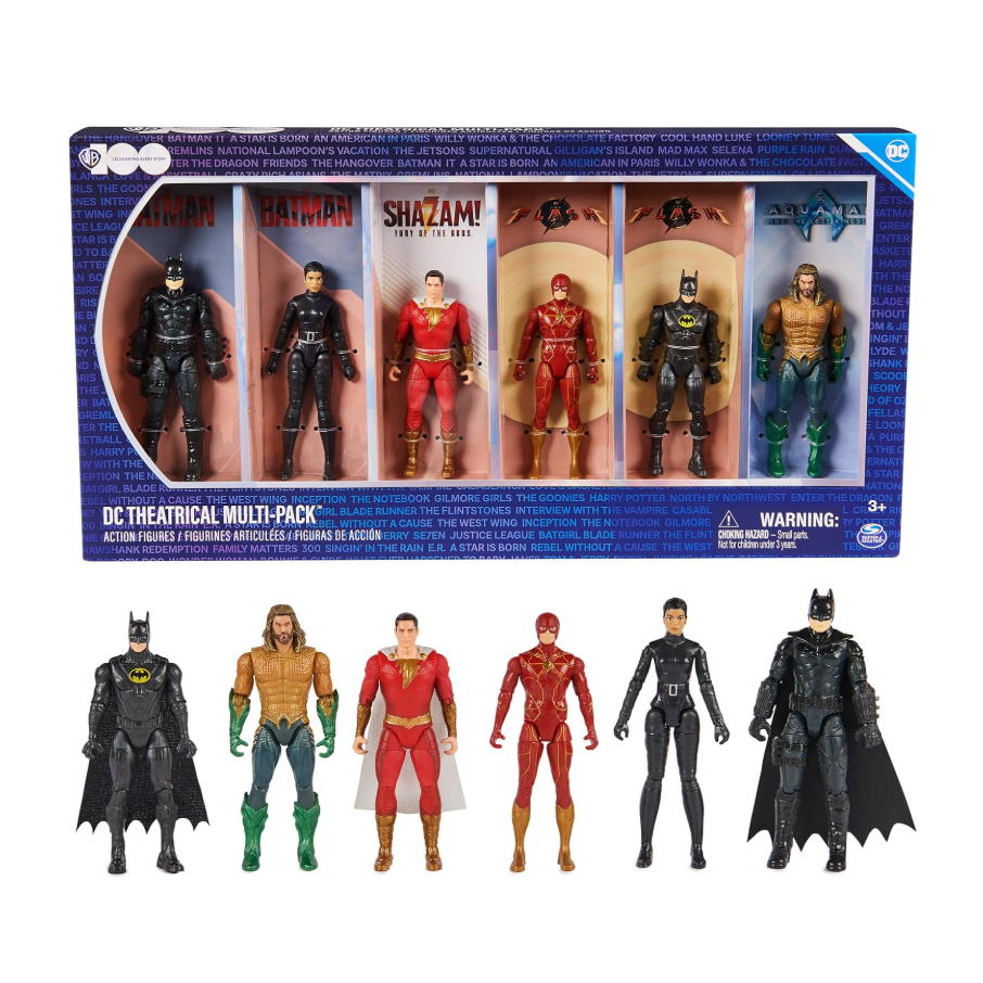DC Comics Theatrical MultiPack Limited Edition 6 Super Hero Action Figures
