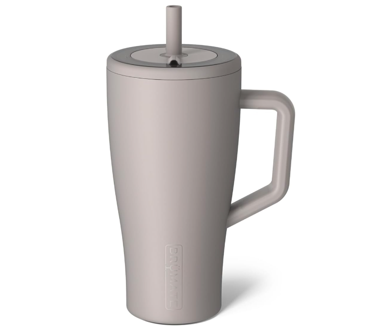 BruMate Era BERA30MO Tumbler With Handle And Straw 890mL 30oz Mocha