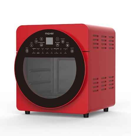 Mayer MMAO1450 Air Fryer Oven, 14.5L, 16 Preset Functions, Red Main image