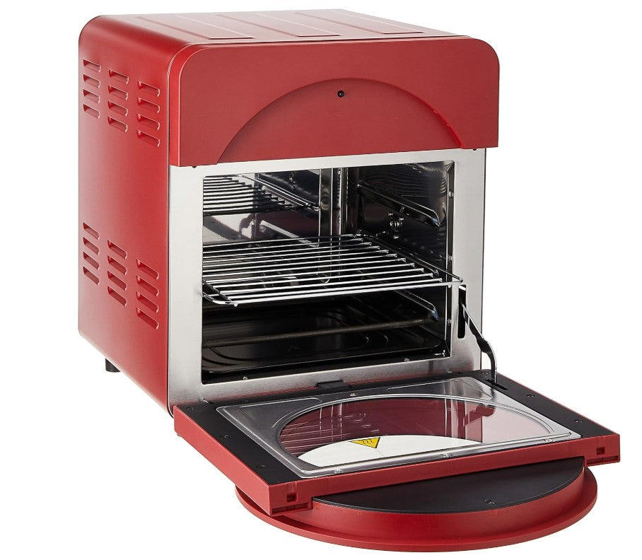 Mayer MMAO1450 Air Fryer Oven, 14.5L, 16 Preset Functions, Red