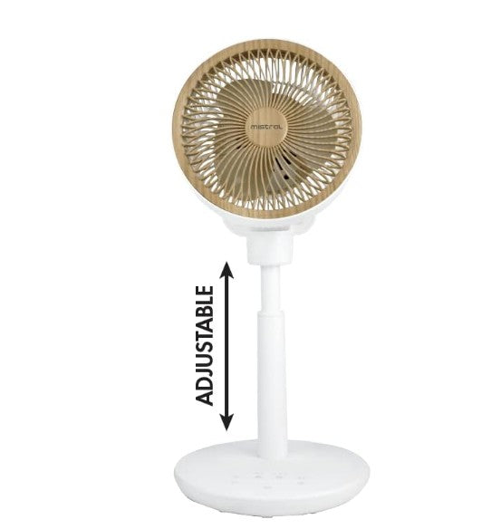 Mistral MHV708R-G 7-Inch DC High Velocity Stand Fan