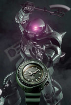 Seiko SLA029J1 Marinemaster Emperor Tuna Prospex x Gundam Zaku II 40th Anniversary 1000m Men's Watch, 52.40mm