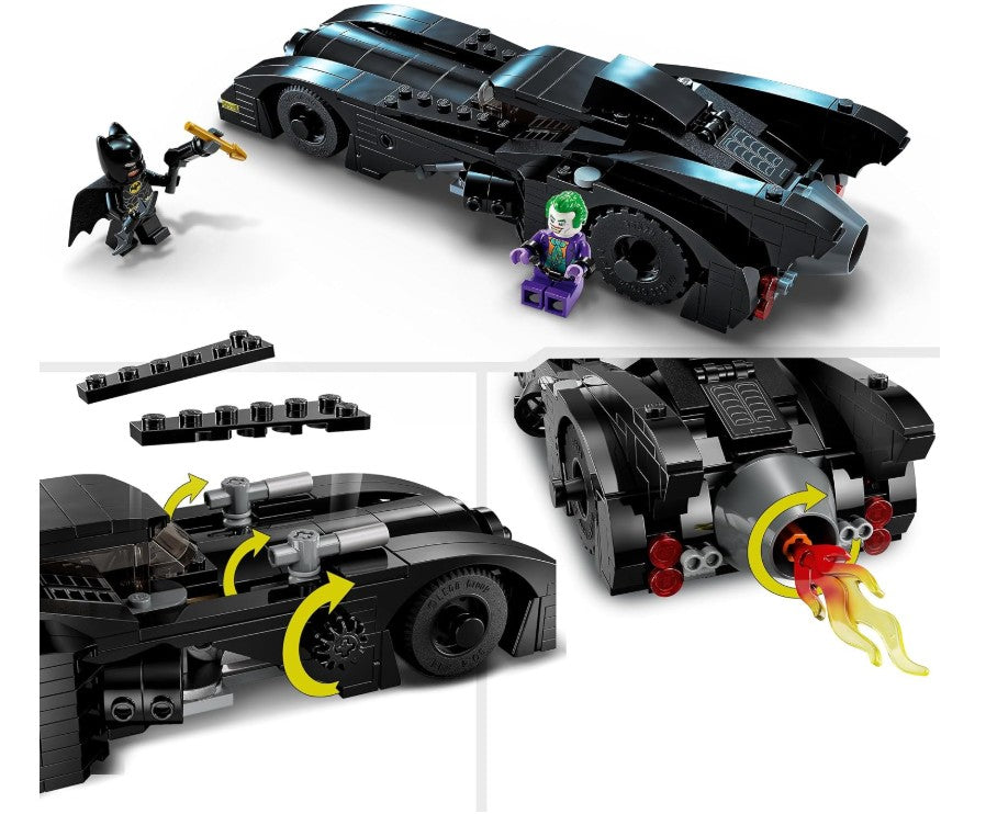 LEGO Super Heroes DC Batmobile: Batman vs. The Joker Chase 76224 Building Toy Set, Super Hero Black Car