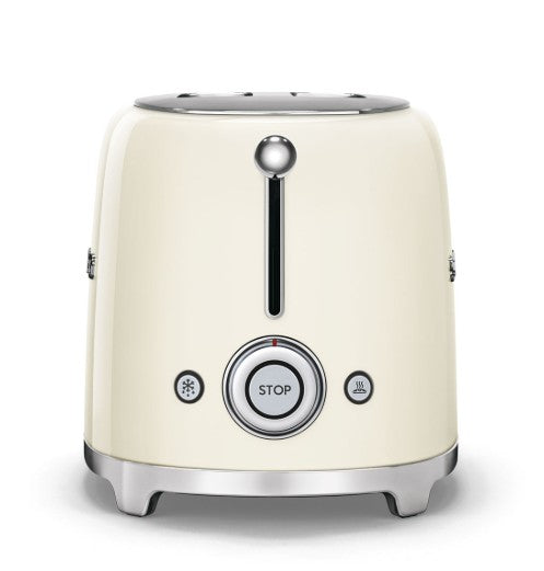 Smeg TSF01CRUK 2-Slice Toaster, Cream