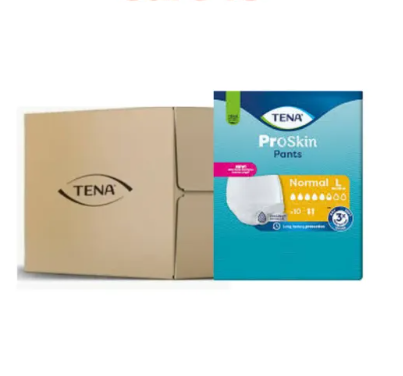 Carton TENA PROSkin Normal L-BOX OF 4 PACK