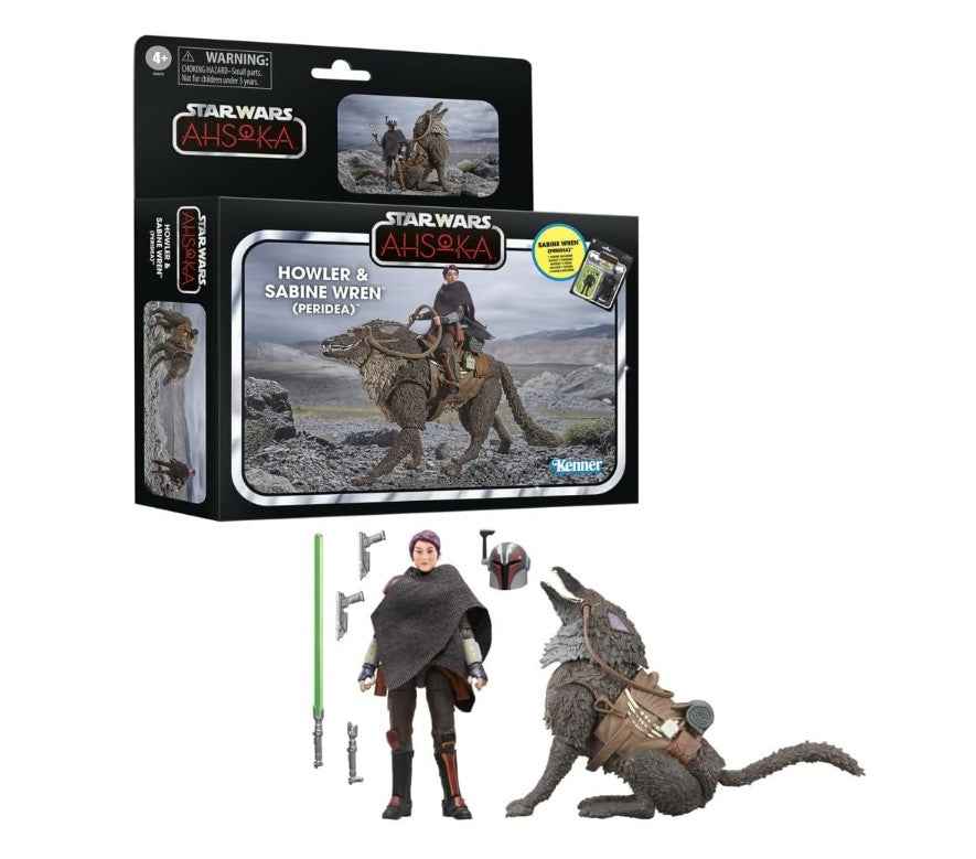 Star Wars The Vintage Collection Howler & Sabine Wren (Peridea), Star Wars: Ahsoka 3.75 Inch Collectible Action Figure 2-Pack