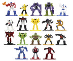 Jada Toys 90s TV Series Transformers Nano Figures Die-Cast Metal Action Figures Boxed Set, 1.65-Inch Height