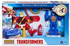 Transformers Collaborative Sonic the Hedgehog x Transformers Toys, Wingtail and Blue Booster Converting Action Figures