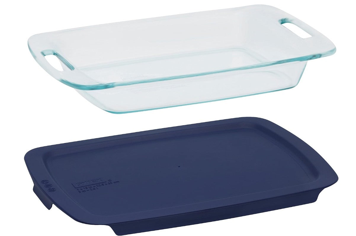 Pyrex Easy Grab 8-Piece Glass Bakeware and Food Storage Set