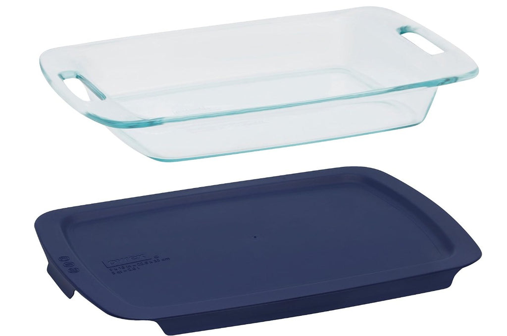 Pyrex Easy Grab 8-Piece Glass Bakeware and Food Storage Set