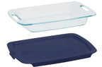 Pyrex Easy Grab 8-Piece Glass Bakeware and Food Storage Set