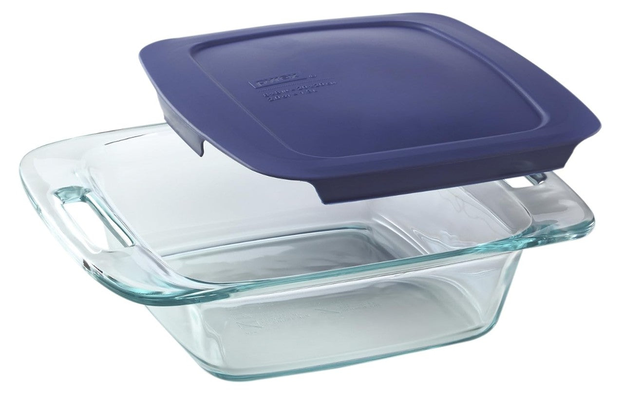 Pyrex Easy Grab 8-Piece Glass Bakeware and Food Storage Set