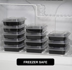 Freshware Meal Prep Containers [150 Pack] 1 Compartment Food Storage Containers with Lids, Bento Box, BPA Free, Stackable, Microwave/Dishwasher/Freezer Safe (28 oz)
