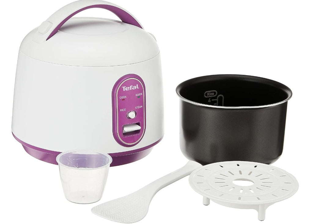 Tefal RK2241 Mechanical Mini Compact Rice Cooker, 300W, 0.7L