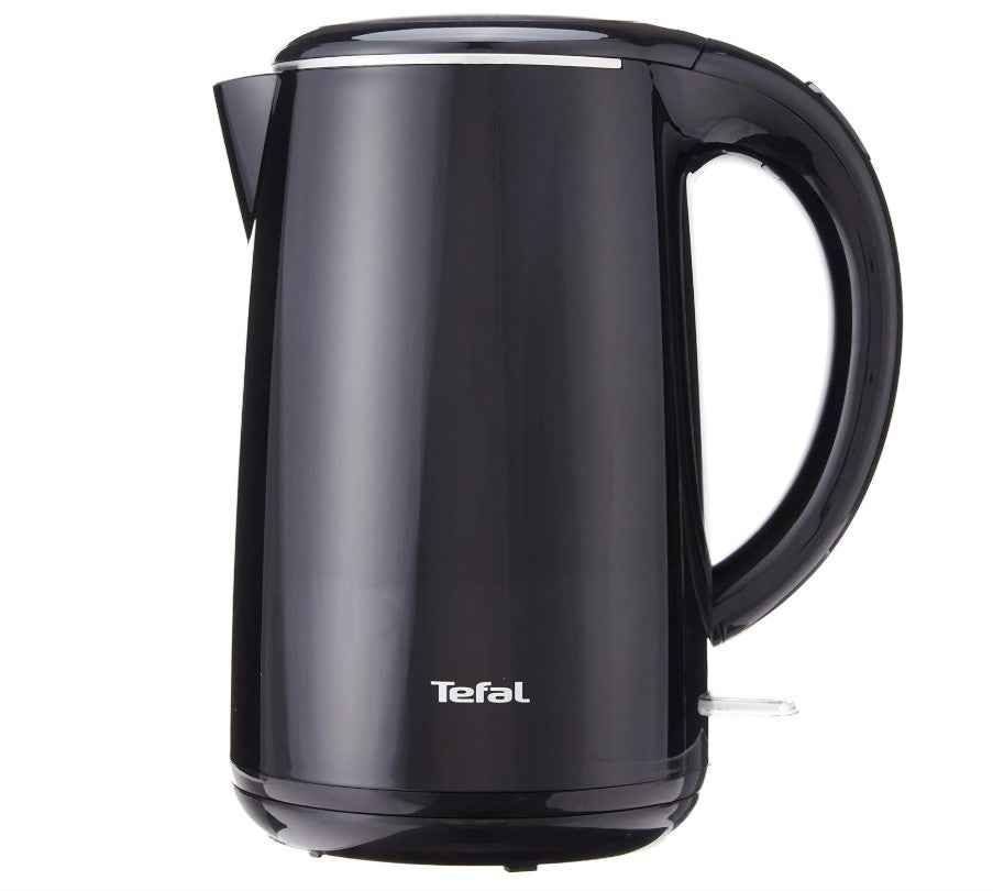 Tefal Safe’Tea KO2608 - Electric Kettle, 1800W - 2150W, 1.7L Capacity, External Plastic Body, Double Layer Heat Protection, Black Main image