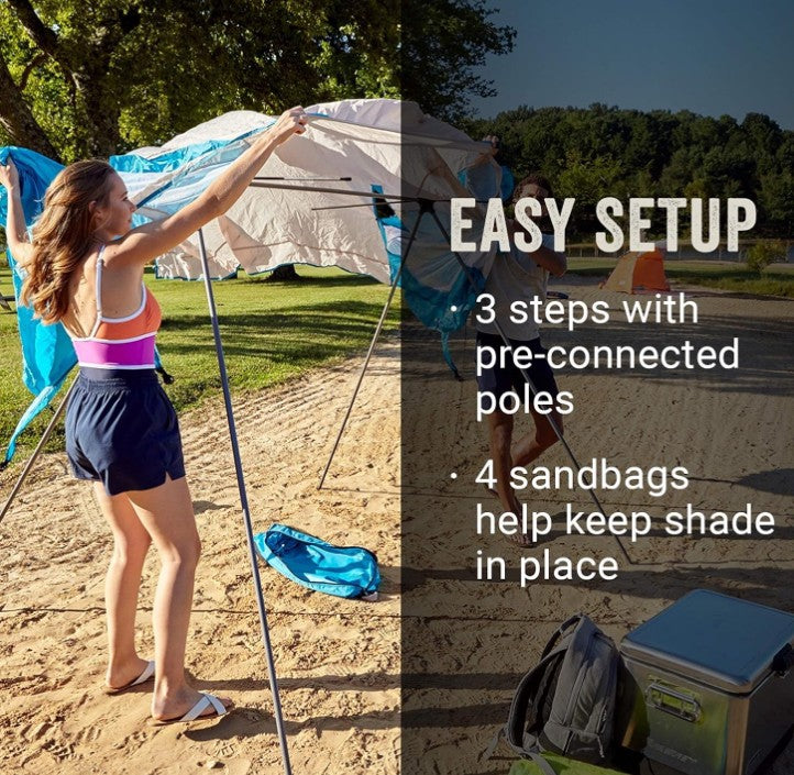 Coleman 2000037512: Goshade Backpack Shelter 7X7 Caribb C001
