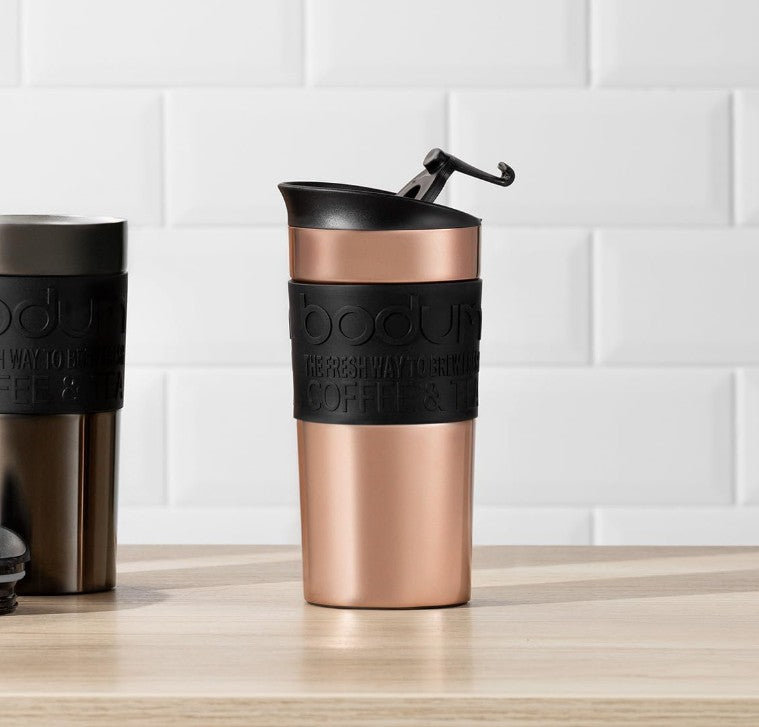 BODUM 11068-18S Travel Mug, 0.35L, Copper