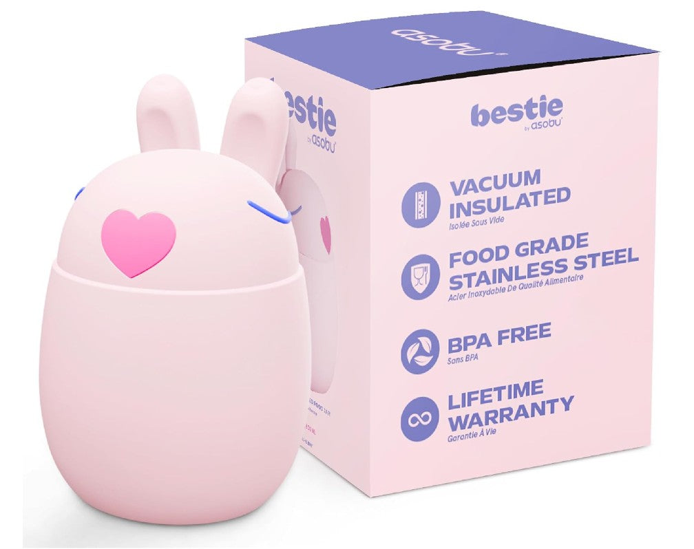 Asobu Bestie Bunny Food Container, 600ML