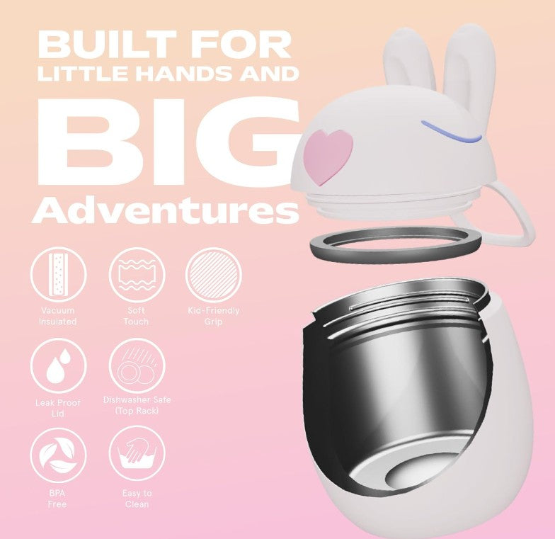 Asobu Bestie Bunny Food Container, 600ML