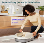 LEVOIT Air Purifiers for Bedroom Home, HEPA Filter Cleaner with Fragrance Sponge for Better Sleep, Filters Smoke, Allergies, Pet Dander, Odor, Dust, Office, Desktop, Portable, Core Mini, White