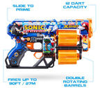 XSHOT Skins Dread Foam Dart Blaster (12 Dart) by ZURU x Sonic The Hedgehog Toy Foam Dart Blaster for Kids, Teens, Adults
