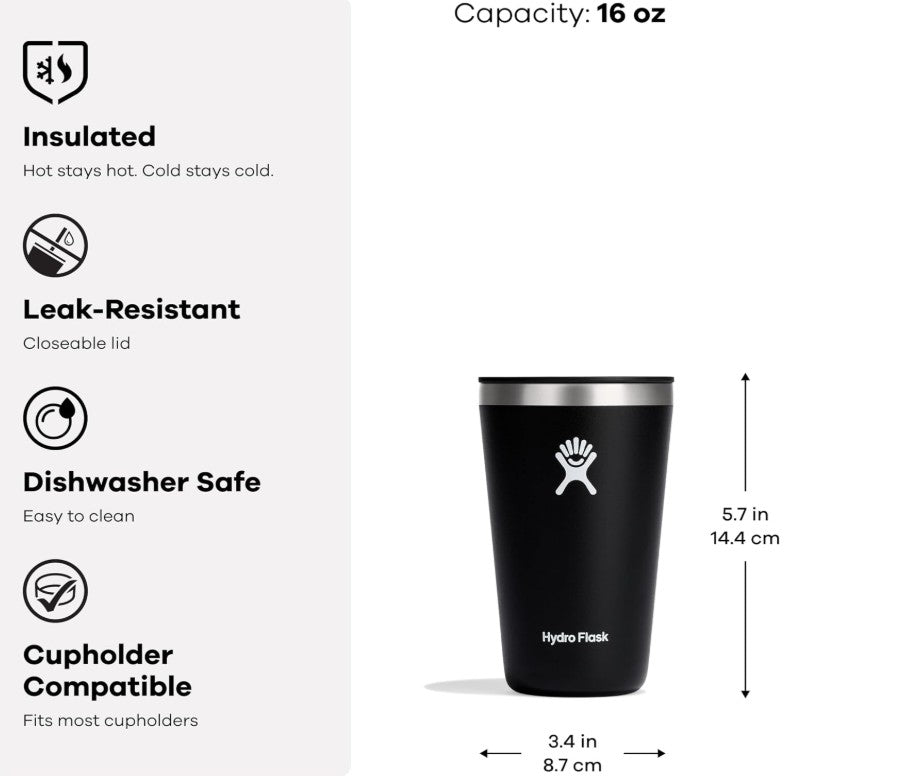 Hydro Flask Tumbler 473ml/16OZ Press-In Lid, Aloe