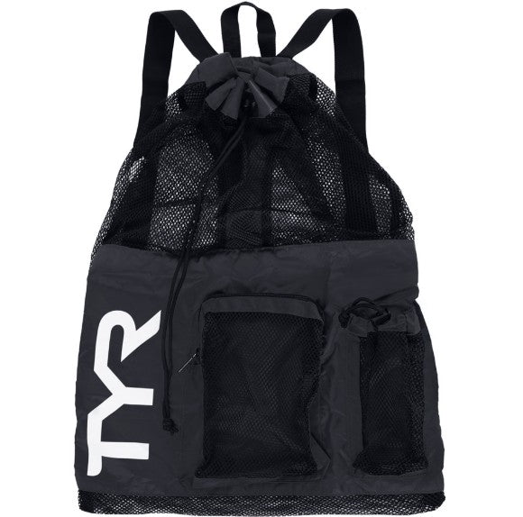 TYR Big Mesh Mummy Backpack For Wet Swimming, Gym, and Workout Gear, 40L Secondary image