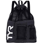 TYR Big Mesh Mummy Backpack For Wet Swimming, Gym, and Workout Gear, 40L