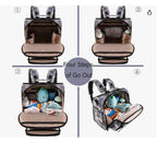 ALLCAMP Diaper Bag Large, Support Baby Stroller, Converted Into a Tote Bag