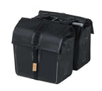Basil Urban Dry MIK Double Pannier Bag, Matt Black, 50 Litre