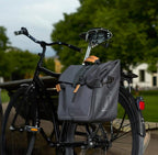Basil Urban Dry MIK Double Pannier Bag, Matt Black, 50 Litre