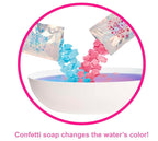 Barbie Doll & Bathtub Playset, Blonde, Confetti Soap & Accessories